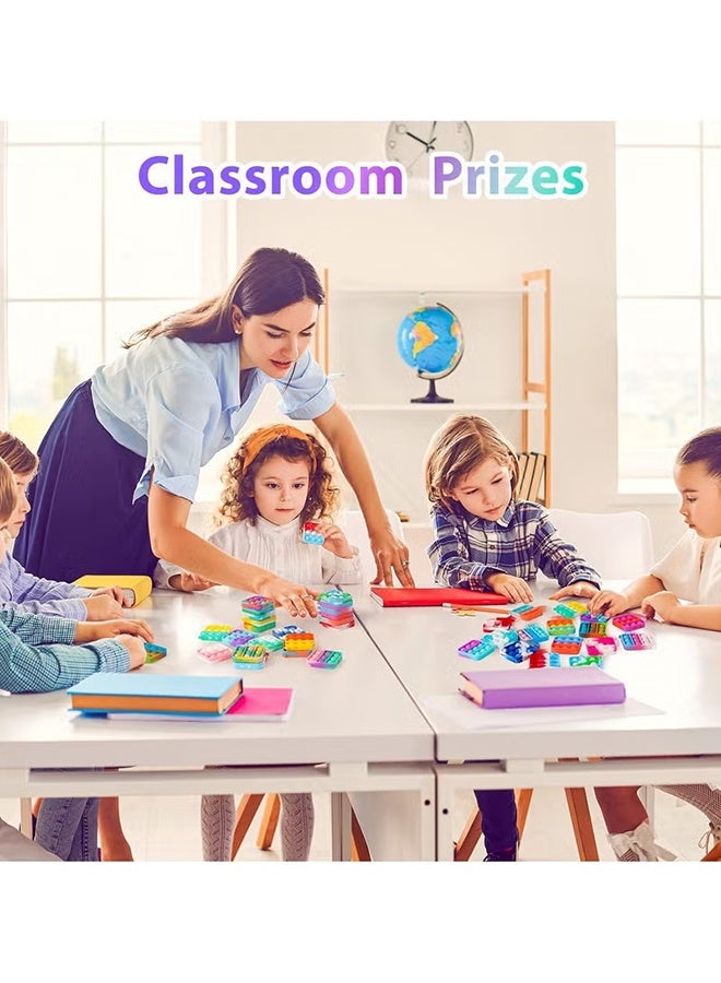 مجموعة من 40 سلسلة مفاتيح صغيرة من فيدجيت بوب، هدايا حفلات للأطفال، ألعاب فيدجيت بكميات كبيرة، هدايا حفلات أعياد الميلاد للأطفال بعمر 4 سنوات فما فوق، جوائز للفصل الدراسي، فيدجيتس إت بابلز بوبرز (ألوان عشوائية) - Image 4