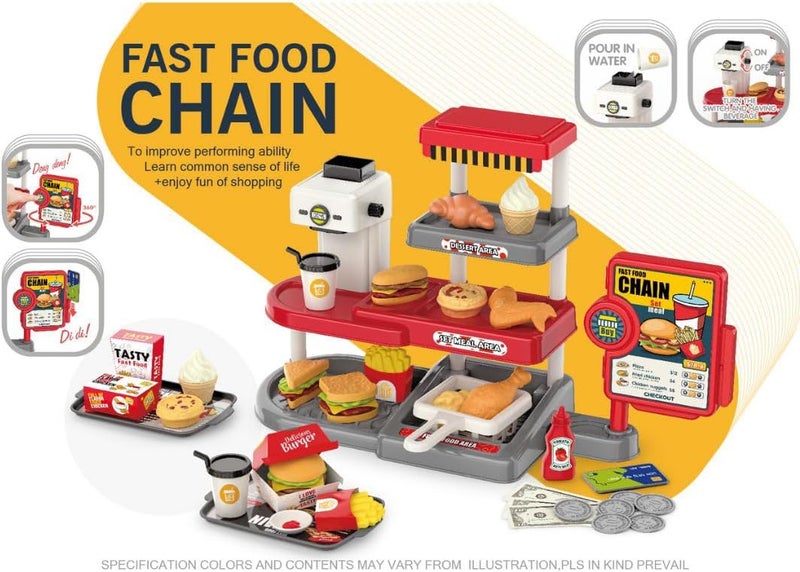 Mini Panda Mini Fast Food Set - Interactive Playset for Kids 3+ - Image 2