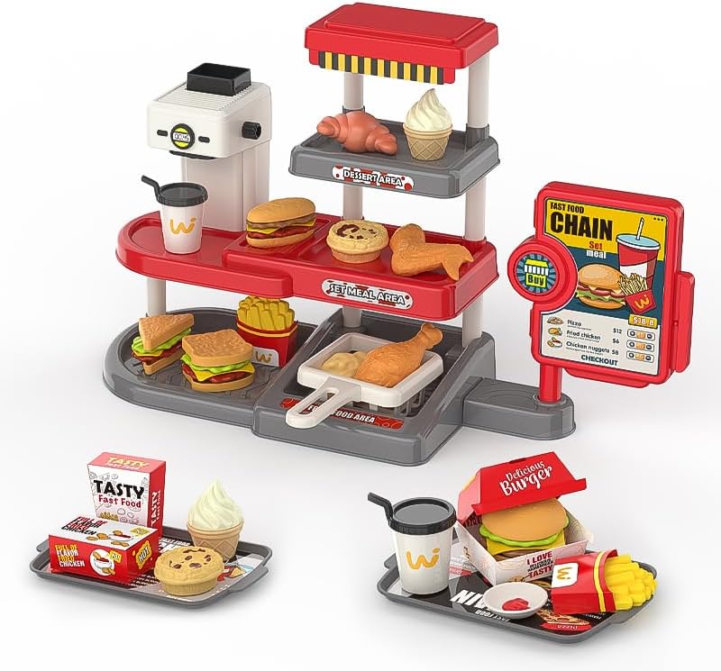 Mini Panda Mini Fast Food Set - Interactive Playset for Kids 3+ - Image 1