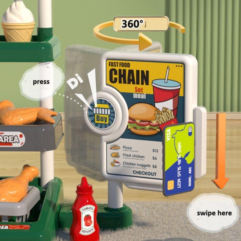 Mini Panda Mini Fast Food Set - Interactive Playset for Kids 3+ - Image 4