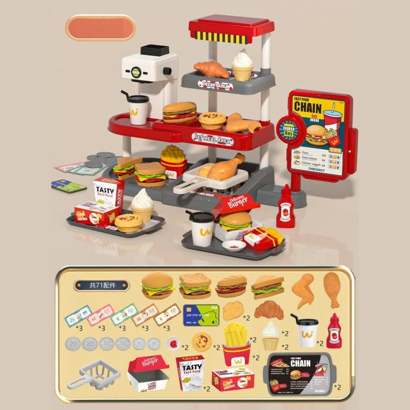 Mini Panda Mini Fast Food Set - Interactive Playset for Kids 3+ - Image 3