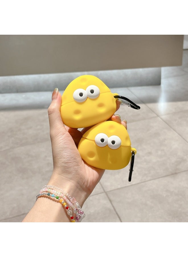 Generic - Suitable For Freeclip Bluetooth HeadSEt Protective Cover For Huawei4/5i/SE2/pro3 Cartoon Silicone Soft Shell Cute-Color:Silicone Model-chefs Kirby (with Hook)-Model:For HuaweiFreebuds Pro3 (pro4) Headphone Case - Image 1