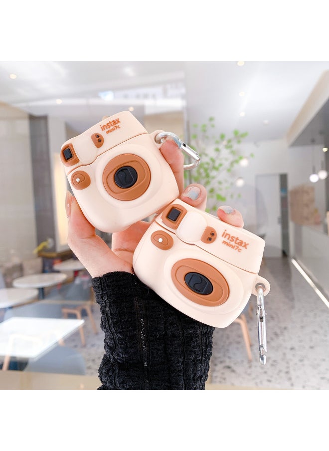 Generic - Suitable For Freeclip Bluetooth HeadSEt Protective Cover For Huawei4/5i/SE2/pro3 Cartoon Silicone Soft Shell Cute-Color:Silicone Model-chefs Kirby (with Hook)-Model:For HuaweiFreebuds Pro3 (pro4) Headphone Case - Image 1