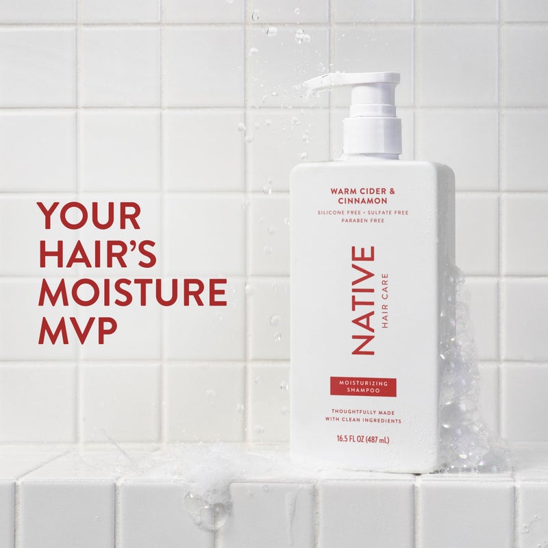 Native Warm Cider & Cinnamon Shampoo and Conditioner Contain Naturally Derived Ingredients | All Hair Types, Color & Treated, Fine to Dry Damaged, Sulfate & Dye Free - 2-Pack - Image 2