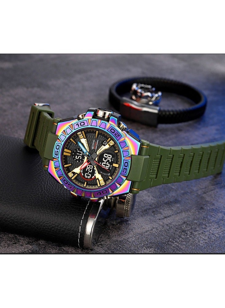 STRYVE Young Men's Stylish Sporty Style with Colorful Luminous Digital Waterproof Multifunctional Watch - Image 2