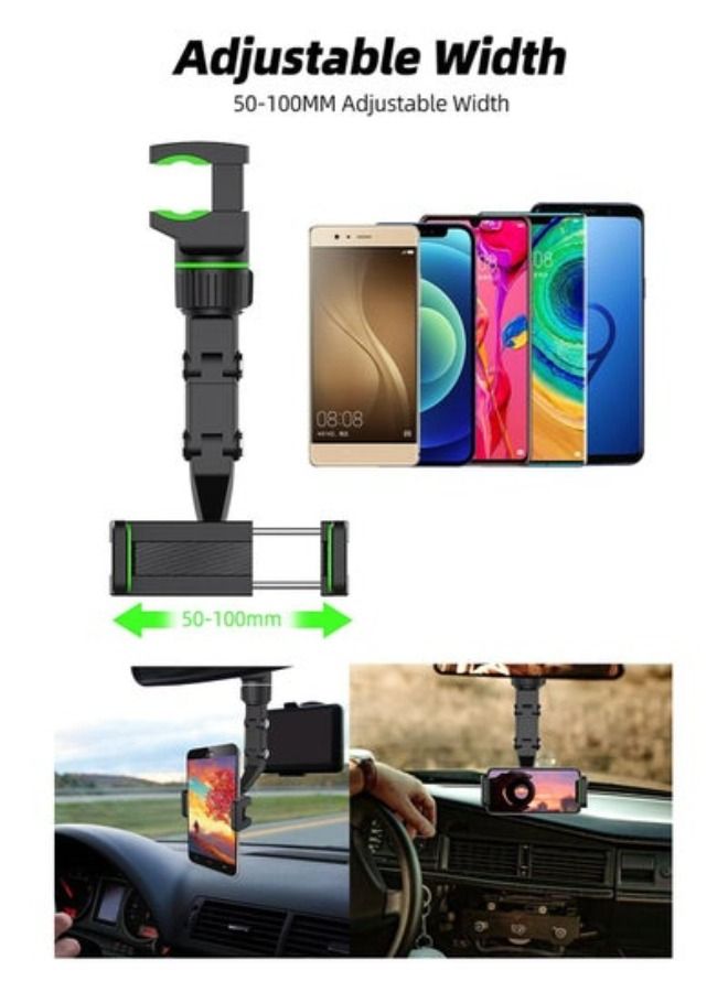 Car Phone Holder Mount, 360 Degrees Free Rotate Adjustable Suspension - Image 2