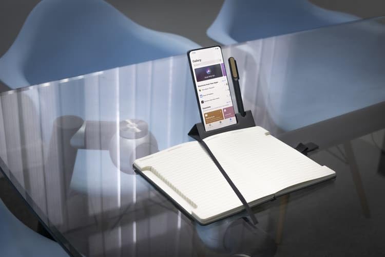 Santhome MANEZ A5 Notebook with Phone Stand - Image 2