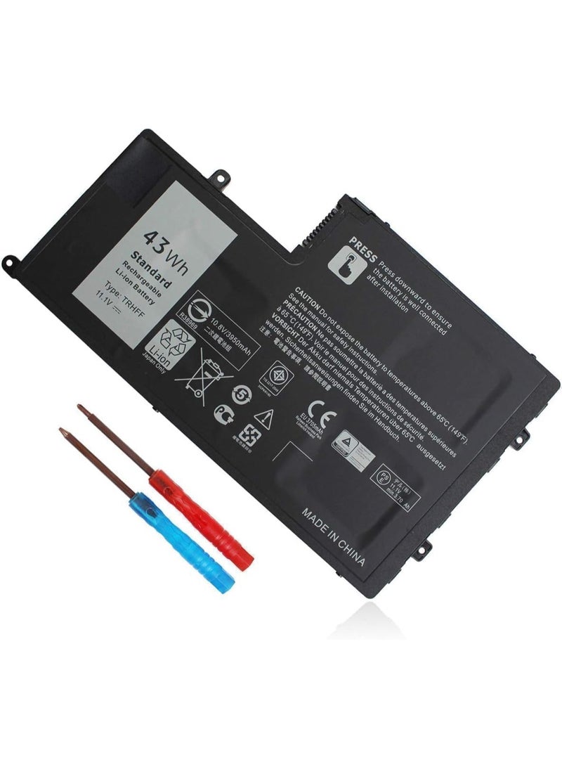 بطارية بديلة للابتوب ديل 43 واط ساعة 11.1 فولت نوع TRHFF متوافقة مع Inspiron 15 5547, Latitude 3550