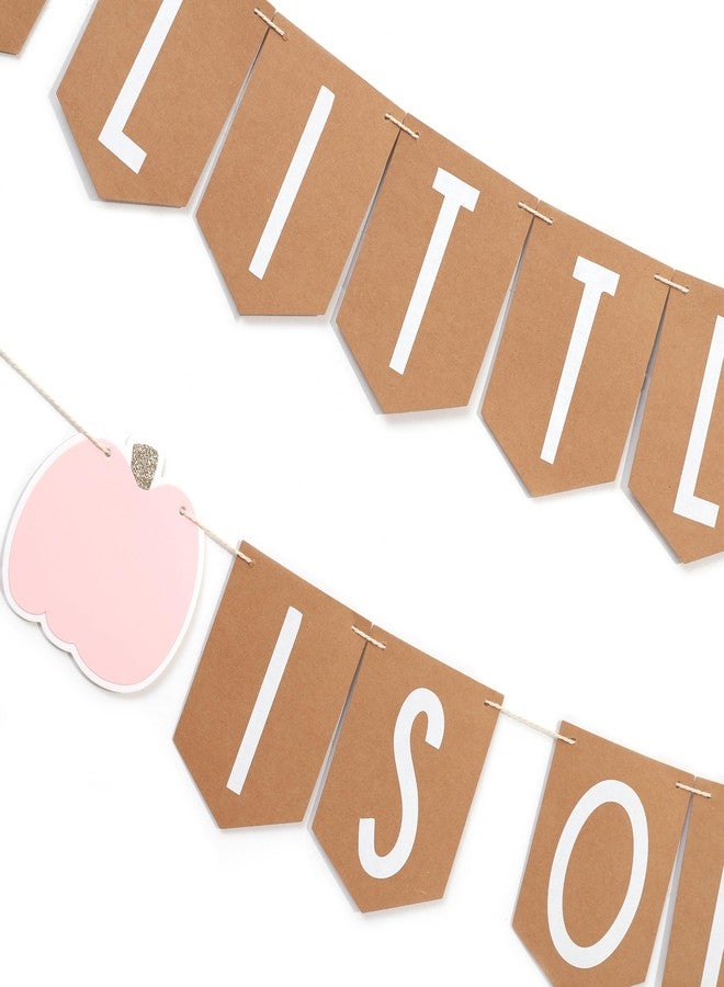 Agkvw A Little Pumpkin Is On The Way Banner - Fall Baby Shower Garland, Rustic Gender Reveal Party Decoration, Autumn Pregnancy Announcement Décor - Image 4