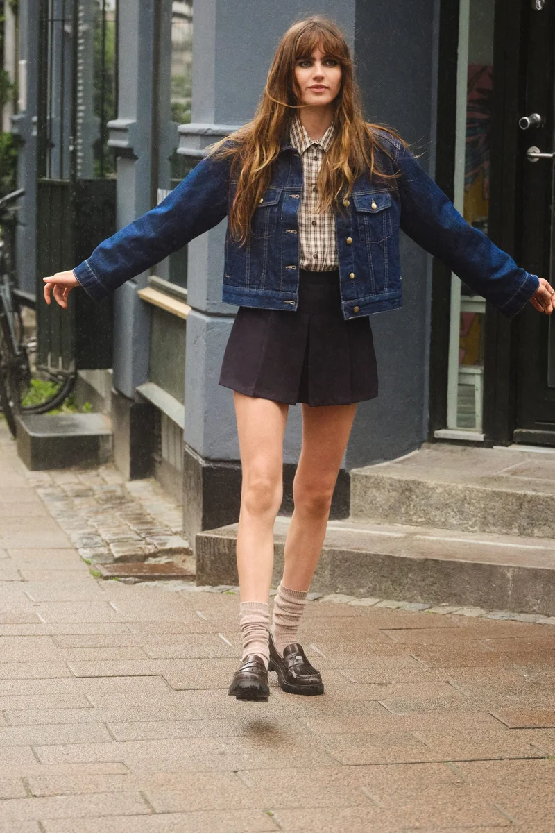 اتش اند ام جاكيت دنيم