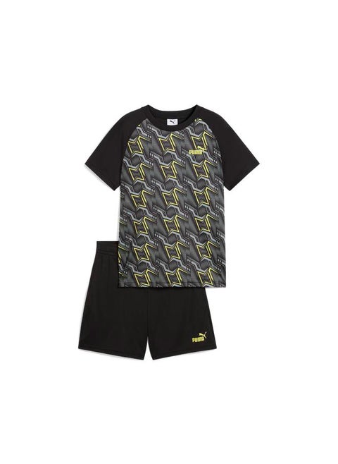 Youth Essential Poly Aop Set