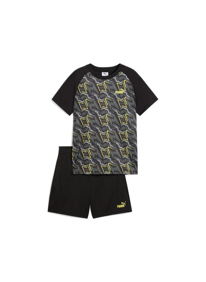 PUMA - Youth Essential Poly Aop Set - Image 1