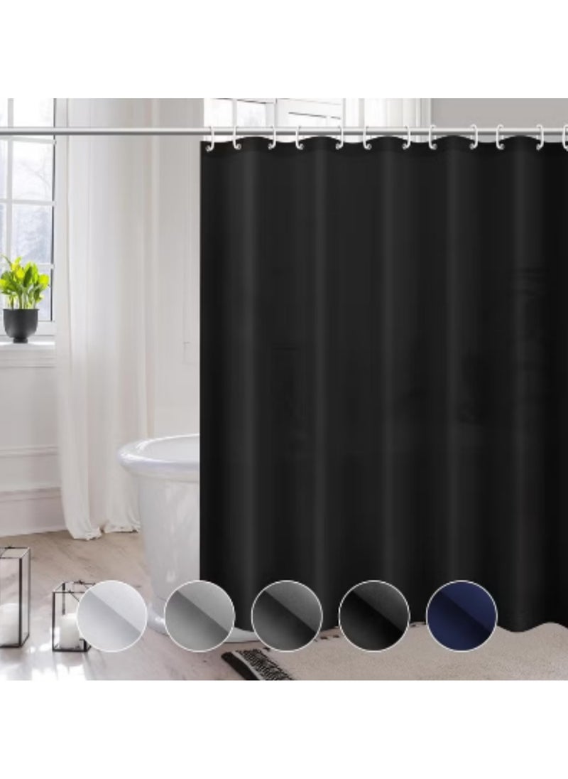 Shower Curtain with Waterproof, Mildew-resistant, and Antimicrobial Properties, 180cm Wide, Washable, Quick-Drying - pzsku/Z01B022CE8B76BFE853FDZ/45/_/1724857337/68e50a62-2efa-49c3-afb0-8632415d7d03