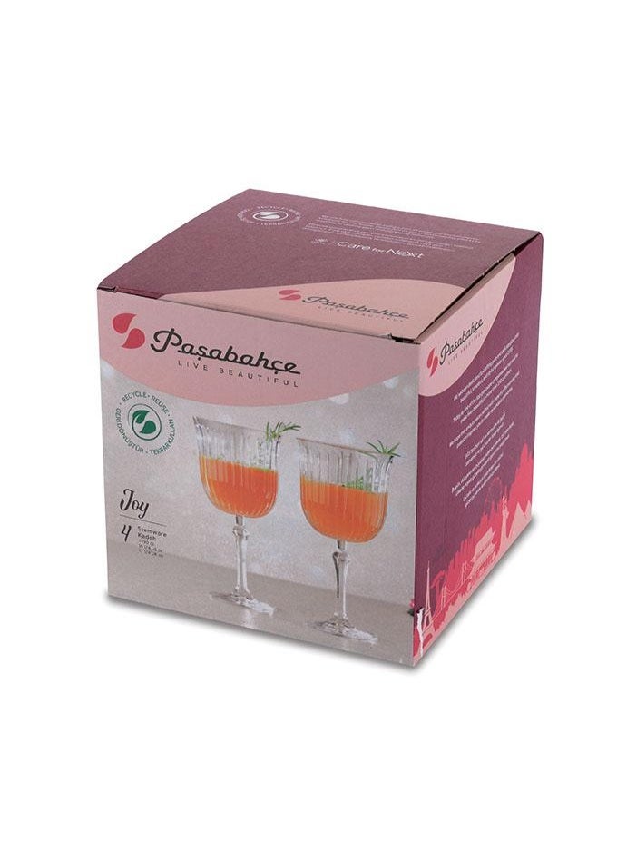 Paşabahçe Pasabahce Joy Stemware 490cc – 4-Piece Premium Wine Glass Set GB - Image 3