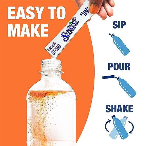 SINGLES TO GO! Sunkist Soda Variety Pack, Singles To Go Orange, Strawberry, Grape and Peach (40 Total Sticks) - Image 2