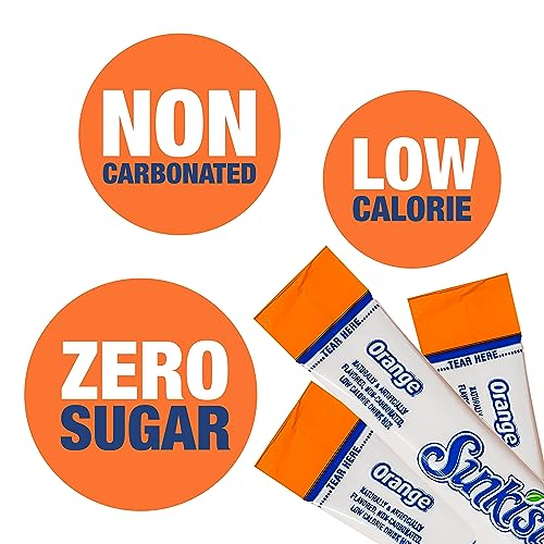 SINGLES TO GO! Sunkist Soda Variety Pack, Singles To Go Orange, Strawberry, Grape and Peach (40 Total Sticks) - Image 3