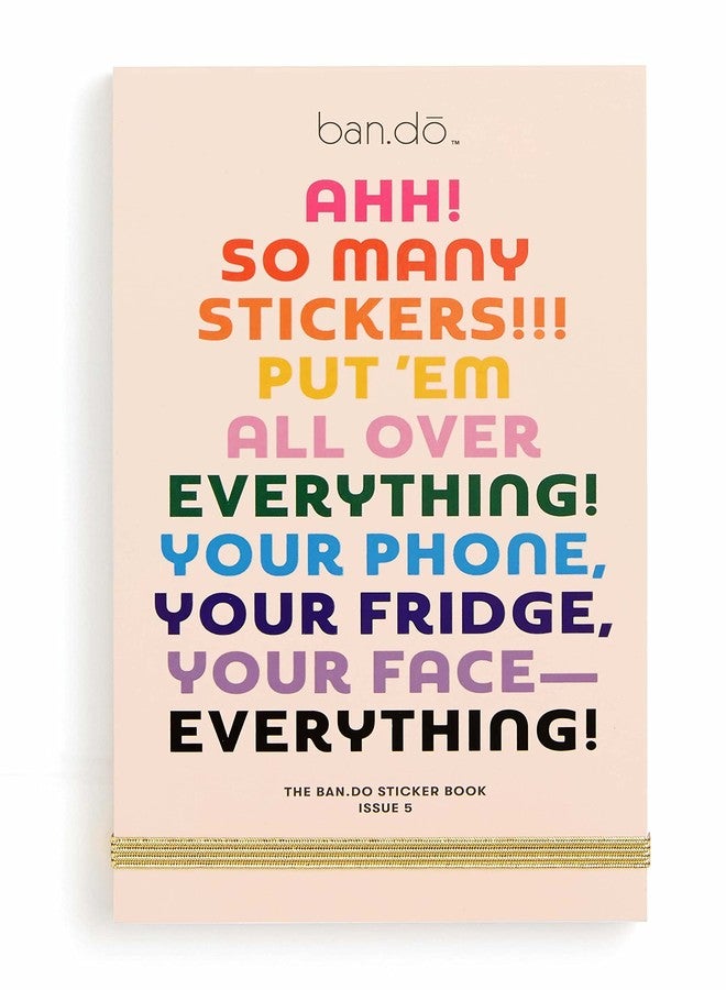 ban.do Planner Sticker Book with Over 700 Assorted Stickers, 35 Pages of Colorful Unique Stickers for Journals/Calendars, Issue 5 - Image 2