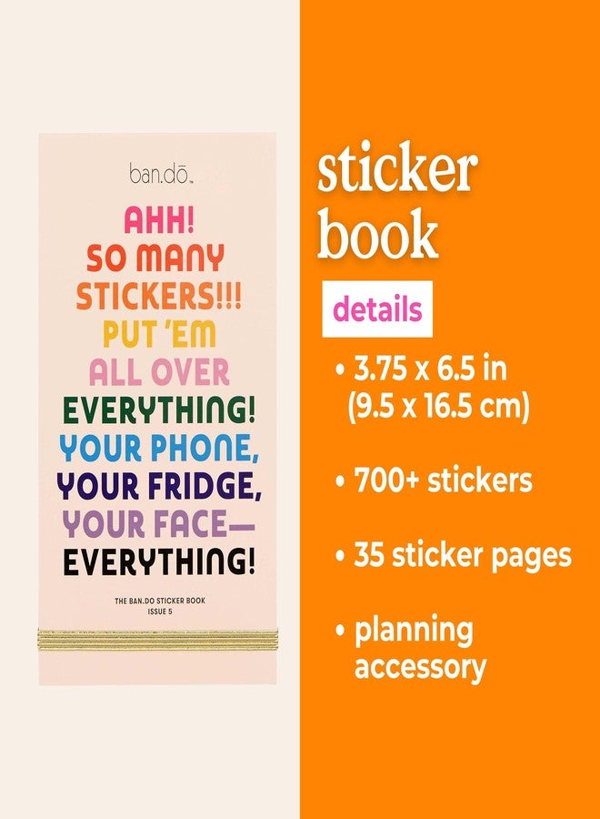 ban.do Planner Sticker Book with Over 700 Assorted Stickers, 35 Pages of Colorful Unique Stickers for Journals/Calendars, Issue 5 - Image 3