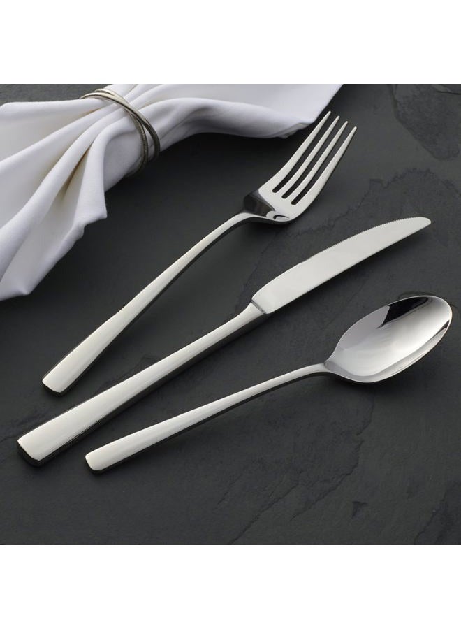 ONEIDA Doublet 20 Piece Everyday Flatware Set, 3.05 LB, Metallic - Image 3