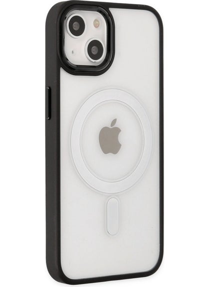 HappyCase iPhone 14 Case Room Magneticsafe Silicone - Black  - Image 1