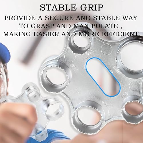 Massmot 5 in 1 Multi Faucet Wrench, Faucet Aerator Removal Tool, Metal Universal Multi-Purpose Aerator Wrench for Faucet Aerators & Sprayers - Image 5