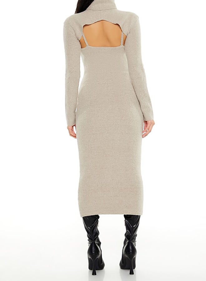 FOREVER 21 Sweater Midi Dress & Bolero Set - Image 4