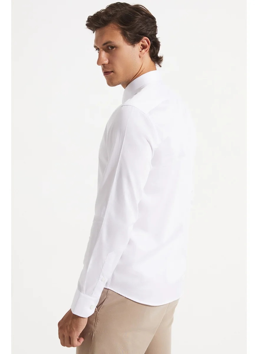 JUNE Exclusive Men's Slim Fit Long Sleeve Shirt