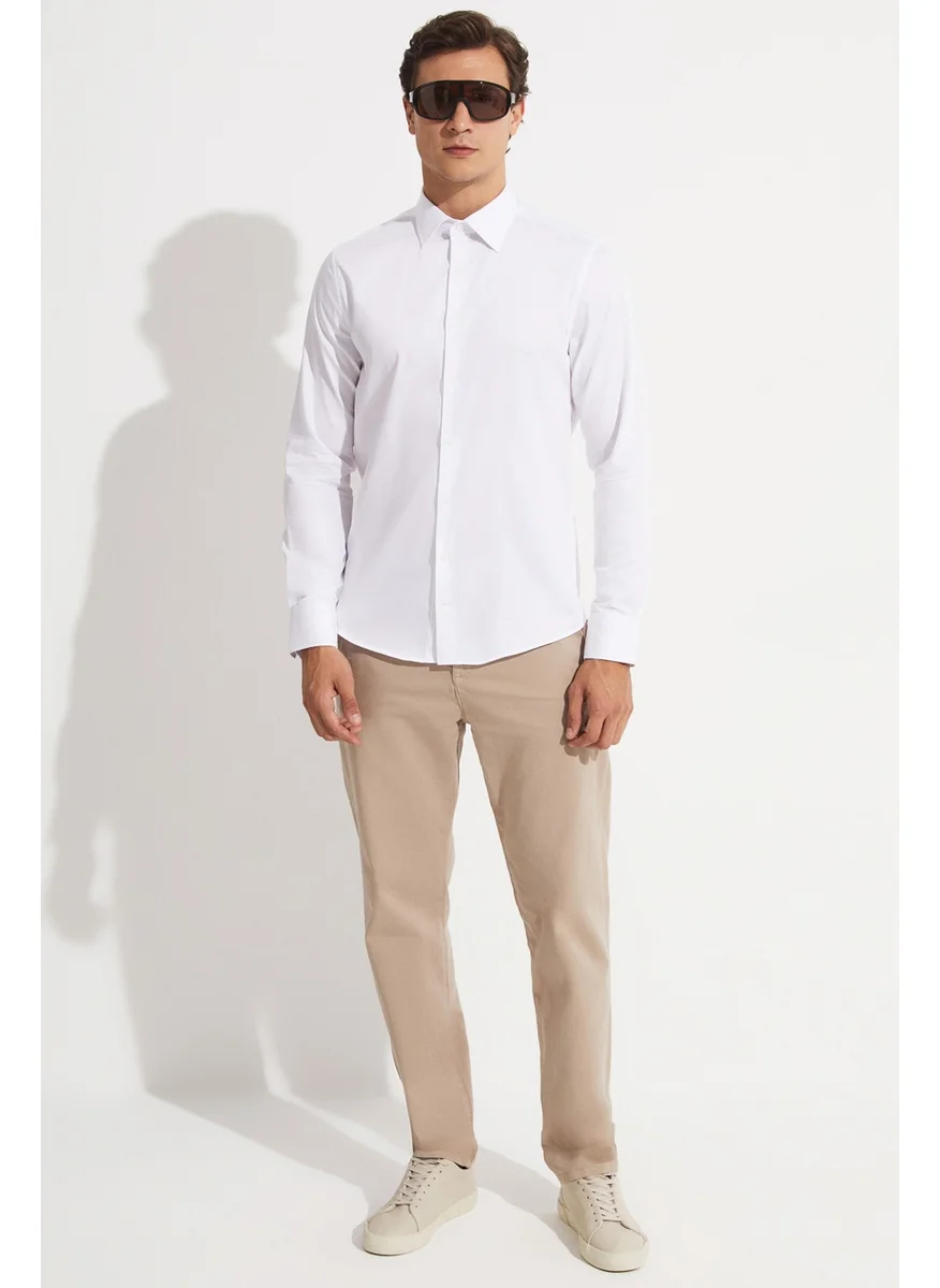 جون Exclusive Men's Slim Fit Long Sleeve Shirt