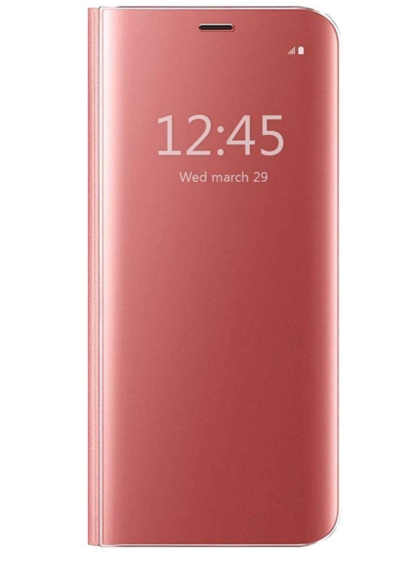 Generic - Iphone 6 Flip Case Iphone 6S Protective Case Shockproof Mirror Case Clear View Stand Case Cover Rose Gold - Image 1