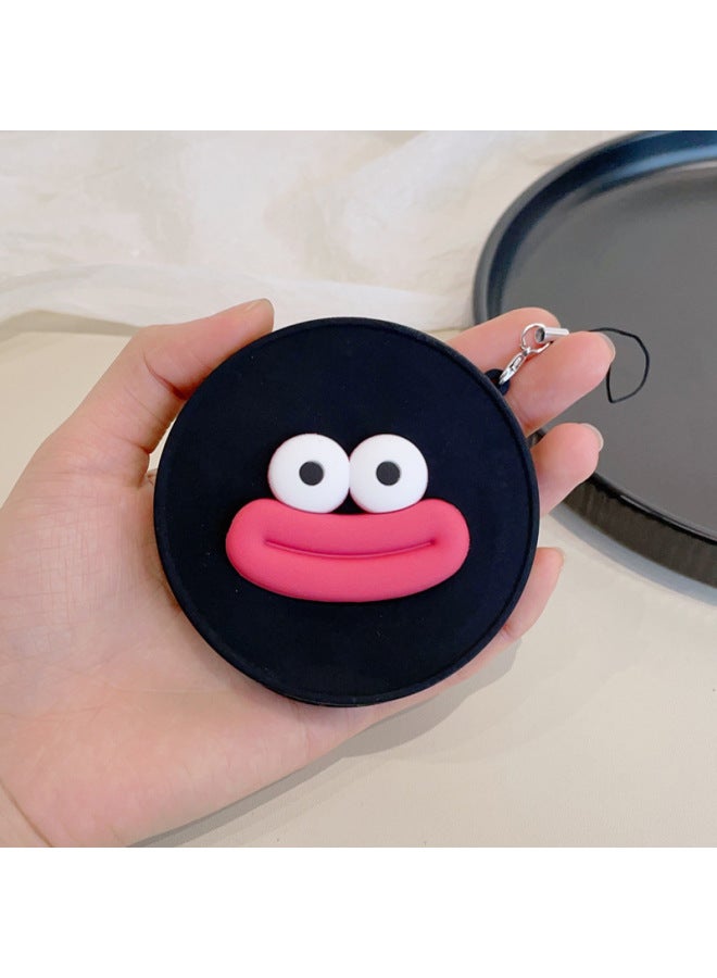 Suitable For Fuji Polaroid Instax Mini 99 Special Polaroid Silicone Lens Cover Cartoon With Anti-Lost Rope-Color:Black Cap-red Sausage Mouth  - Image 1