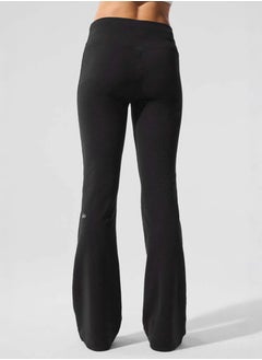 alo ALO Lady's slim-fit high-waisted wide-leg yoga pants with a built-in buttocks-raising feature  - Image 2