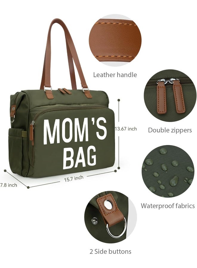 Pripher Mom's Diaper Bag 4 in 1 Diaper Baby Tote - Image 4