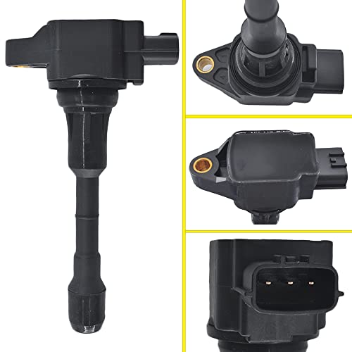 Autowxjq Set of 6 Iridium Spark Plug and 6 Ignition Coil Pack Compatible with Nissan Infiniti Maxima Murano Pathfinder Quest Altima Q50 QX60 FX35 370Z Q70 G37 QX50 QX70 V6 Replacement for UF550 - Image 2