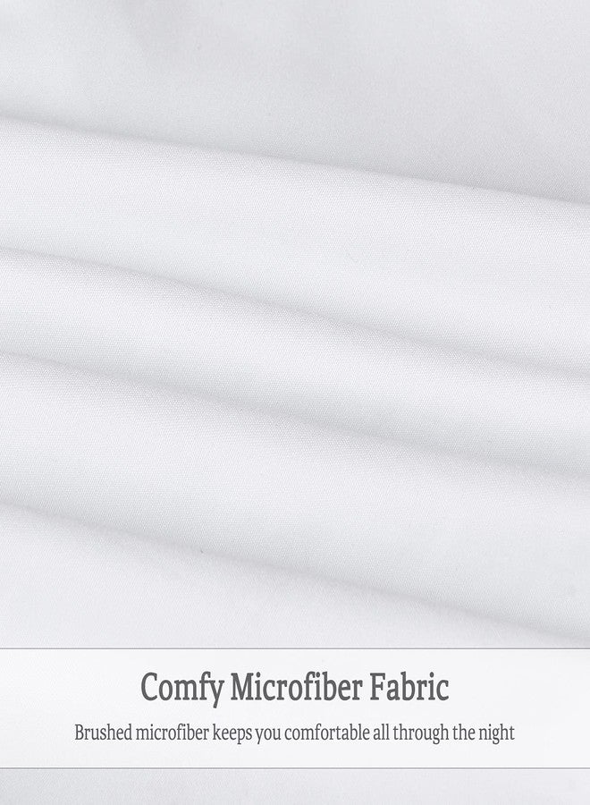 هاي جي مجموعة من قطعتين من أغطية الوسائد ذات الكشكشة الريفية، مقاس قياسي أبيض، بنمط ريفي فرنسي عتيق مع كشكشة مصنوعة يدوياً، أغطية وسائد بوهيمية مزخرفة لغرفة النوم، مصنوعة من الألياف الدقيقة، 20 بوصة × 26 بوصة (إيموري) - Image 3