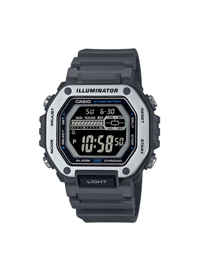 سعر ومواصفات CASIO ساعة رقمية من الراتنج MWD-110H-8BVDF (Z01B0EF4A6F342B77968FZ) على Noon EG