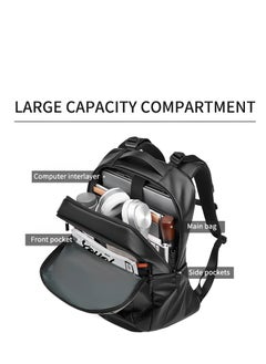 Skycare Skycare Large-Capacity Men's Laptop Backpack for Business Travel, with USB Charging Port -Waterproof and Multi-Functional  - Image 5