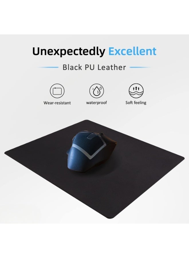 Salab Mouse Pad with, Non-Slip Rubber Base, Premium-Textured and Waterproof Mousepad for Computers, Laptop, Office and Home (Black) - Image 2