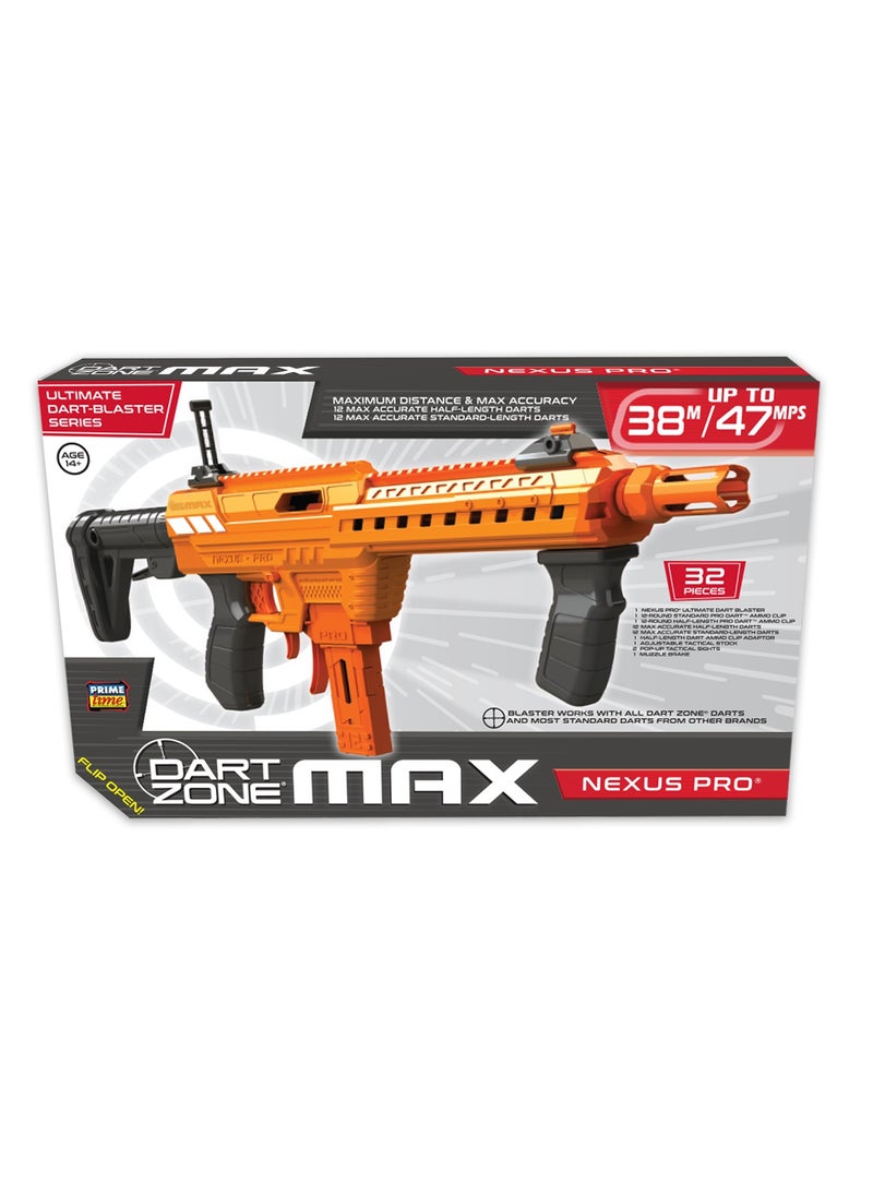 Dart Zone Dart Zone Max Nexus Ultimate Dart Blaster Pro Series | Action Games | Interactive Game | Can shoot over 125 feet! | Gift for Kids and Adults  - Image 5