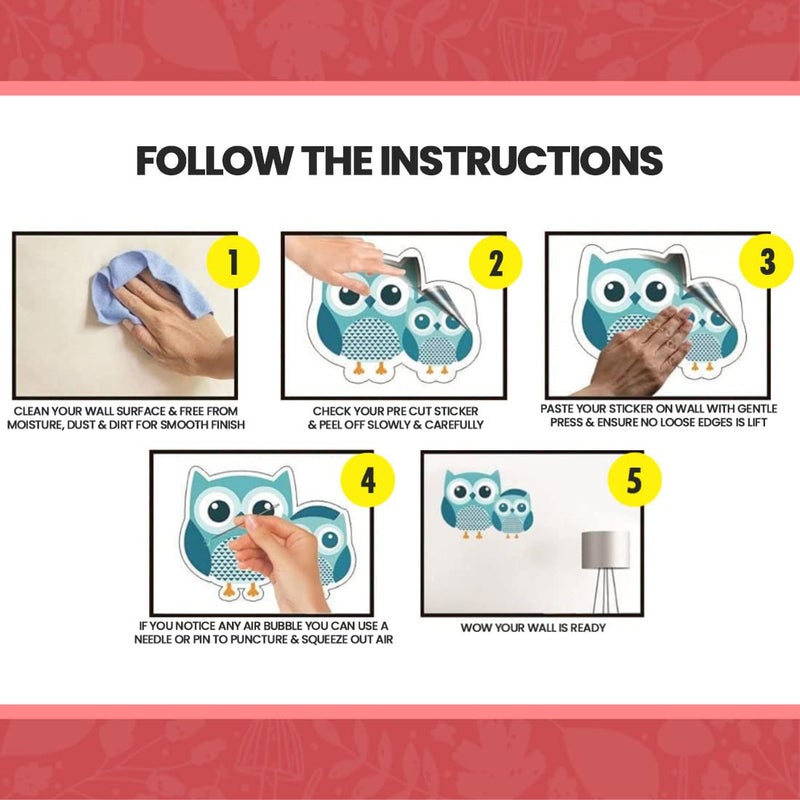 Eja Art Self Adhesive VinylWaterproof Decorative Wall Stickers for Hall Bedroom Kitchen and Furniture - Image 4