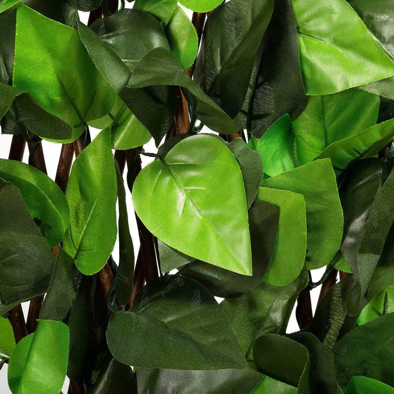 DOEWORKS Expandable Fence Privacy Screen for Balcony Patio Outdoor, 2PCS Faux Ivy Fencing Panel for Backdrop Garden Backyard Home Decorations - Image 5