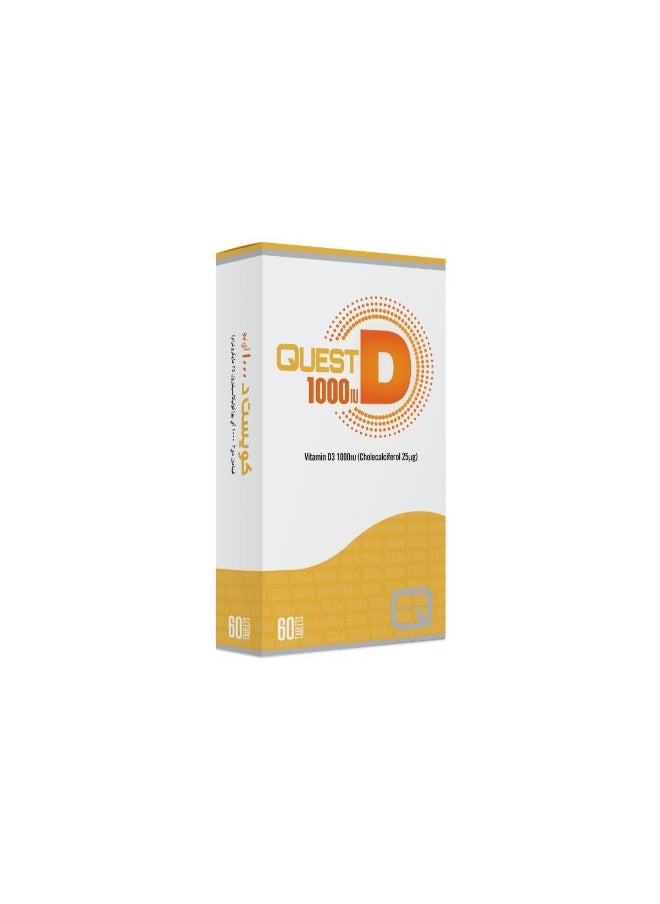 Quest Quest D 1000IU Tablets, 60 Tablets 