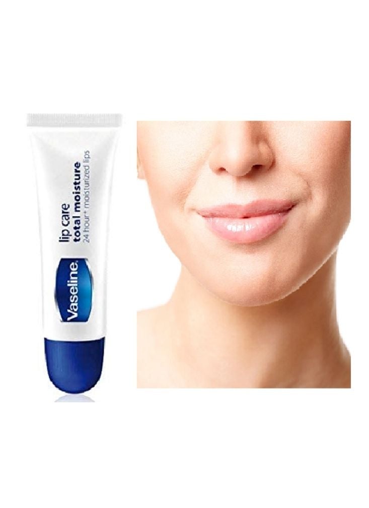 Vaseline Lip Therapy Total Moisture 10g – Deep Hydration Lip Balm for Soft Smooth Lips - Image 1