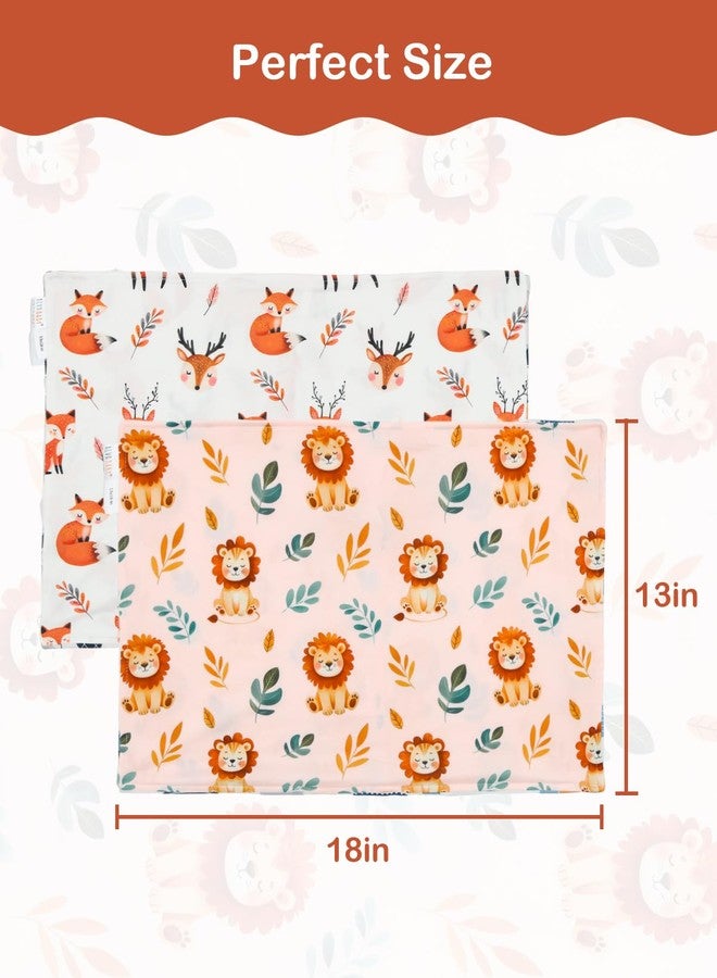 ALVABABY Toddler Pillowcases Stretchy Soft Kids Pillow Cover 2 Pack Fit 13"x 18" or 12"x16" Envelope for Girl Boy Sleepy Travel 2TPE30A - Image 4