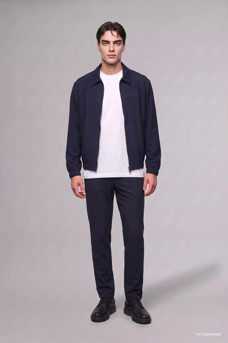 Defacto Regular Fit Straight Leg Normal Waist Trousers