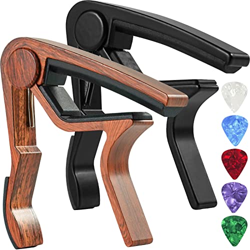 Tuzier Guitar Capo for Acoustic and Electric Guitar Accessories 2 pack - Image 2