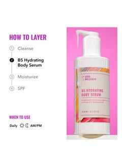 GOOD MOLECULES Good Molecules B5 Hydrating Body Serum - Moisturizing Serum with B5 Panthenol, Polyglutamic Acid, and Beta Glucan - Anti-aging Skincare for Body  - Image 5