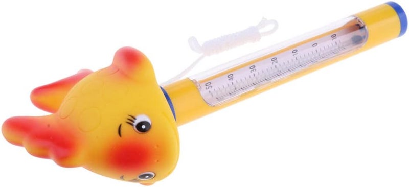 klarako Animal Floating Pool Thermometer with String, Shatter Resistant, for Outdoor & Indoor Swimming Pools, Spas, Hot Tubs, s & Aquariums  4 Pattern  Goldfish - Image 3