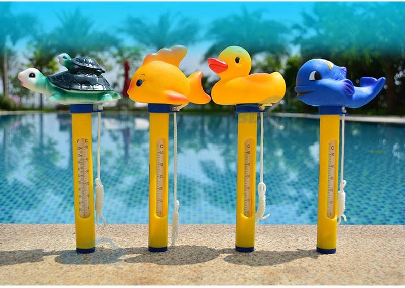 klarako Animal Floating Pool Thermometer with String, Shatter Resistant, for Outdoor & Indoor Swimming Pools, Spas, Hot Tubs, s & Aquariums  4 Pattern  Goldfish - Image 5