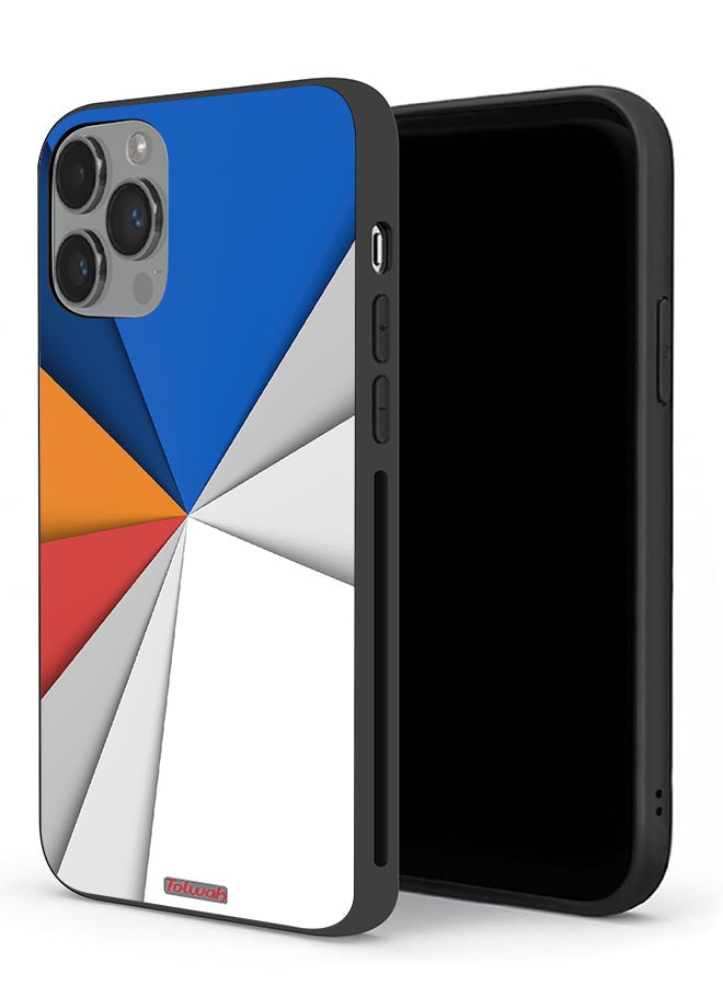 Tolwak Apple iPhone 14 Pro Max Protective Case Material Matches Abstract Art - Image 1