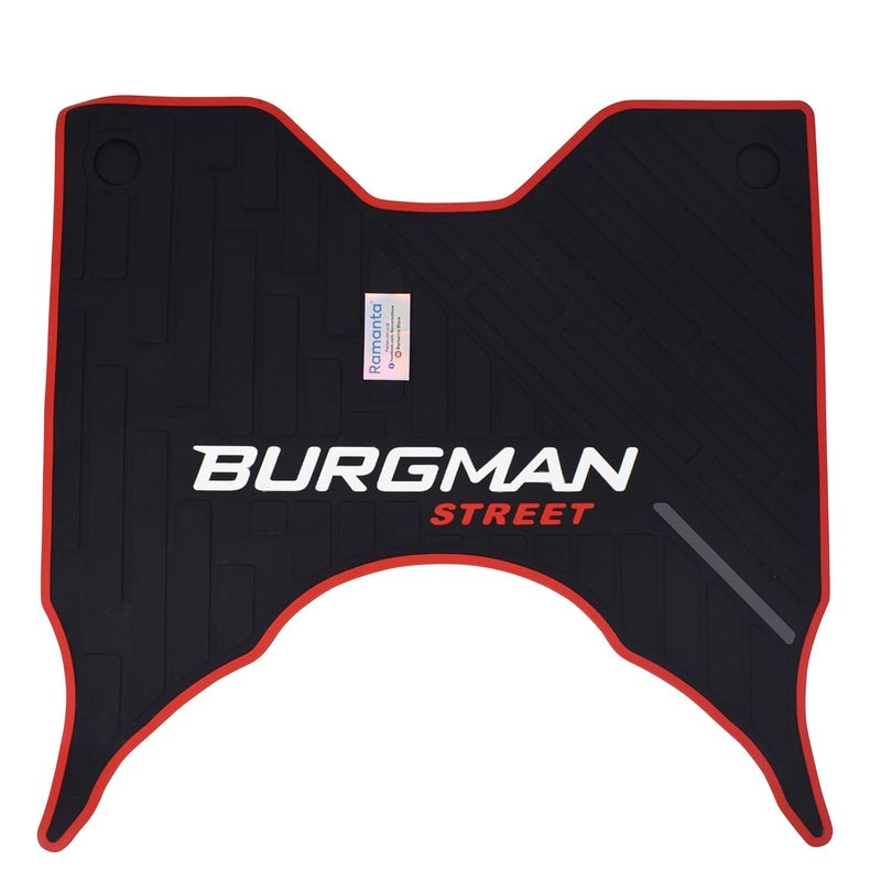 Ramanta Washable Soft Rubberized Floor Mat/Foot Mat Compatible for Burgman Street BS6 (1 PC, Multi-Colored) - Image 1